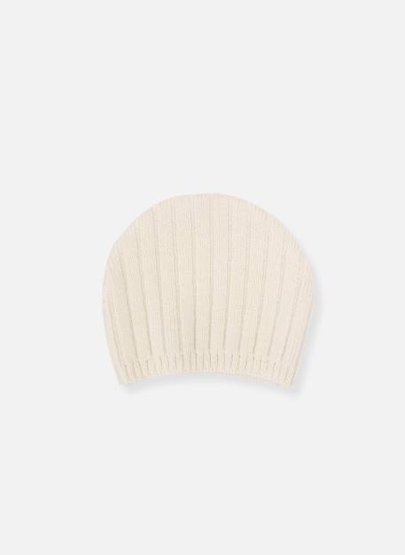 La Manufacture De La Layette - Bonnet En Laine Bébé Écru