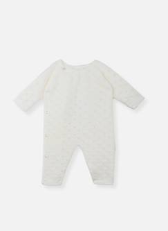 -Combinaison bébé maille ajourée