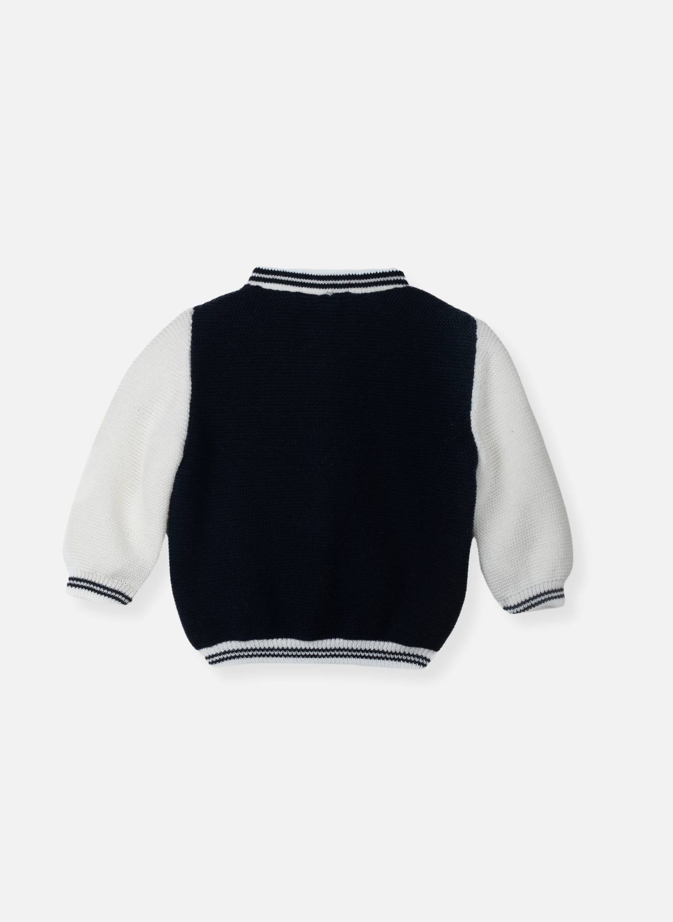 Veste Bébé Bombers Écru/nocturne (La Manufacture De La Layette) - Image 1