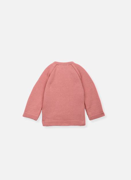 Brassière en coton bébé Blanc+Bleu danube+Bleu orage+Bouton de rose 12 - vertbaudet enfant 