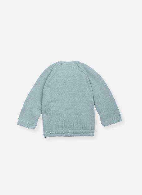 Brassière en coton bébé Blanc+Bleu danube+Bleu orage+Bouton de rose 5 - vertbaudet enfant 