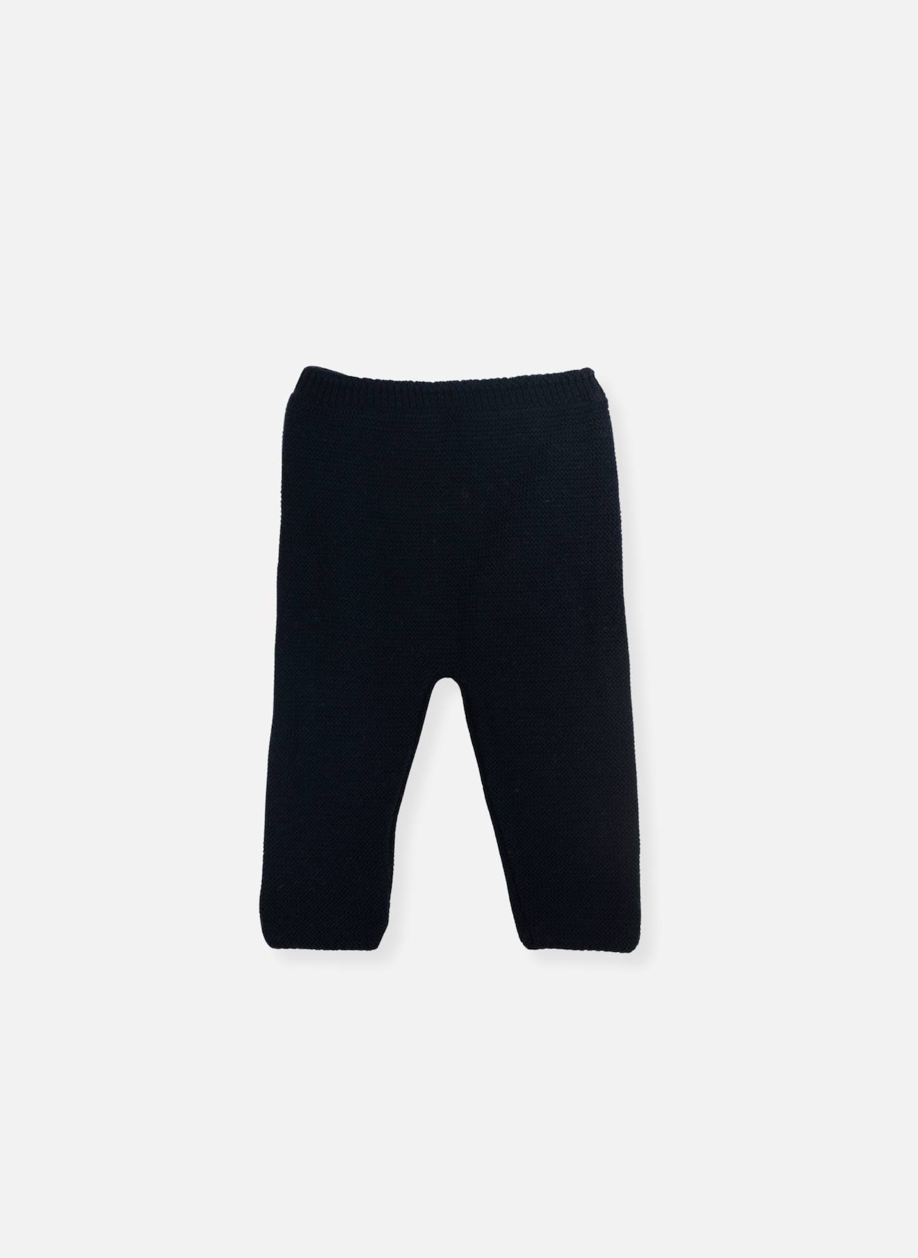 Pantalon Bébé En Laine Marine