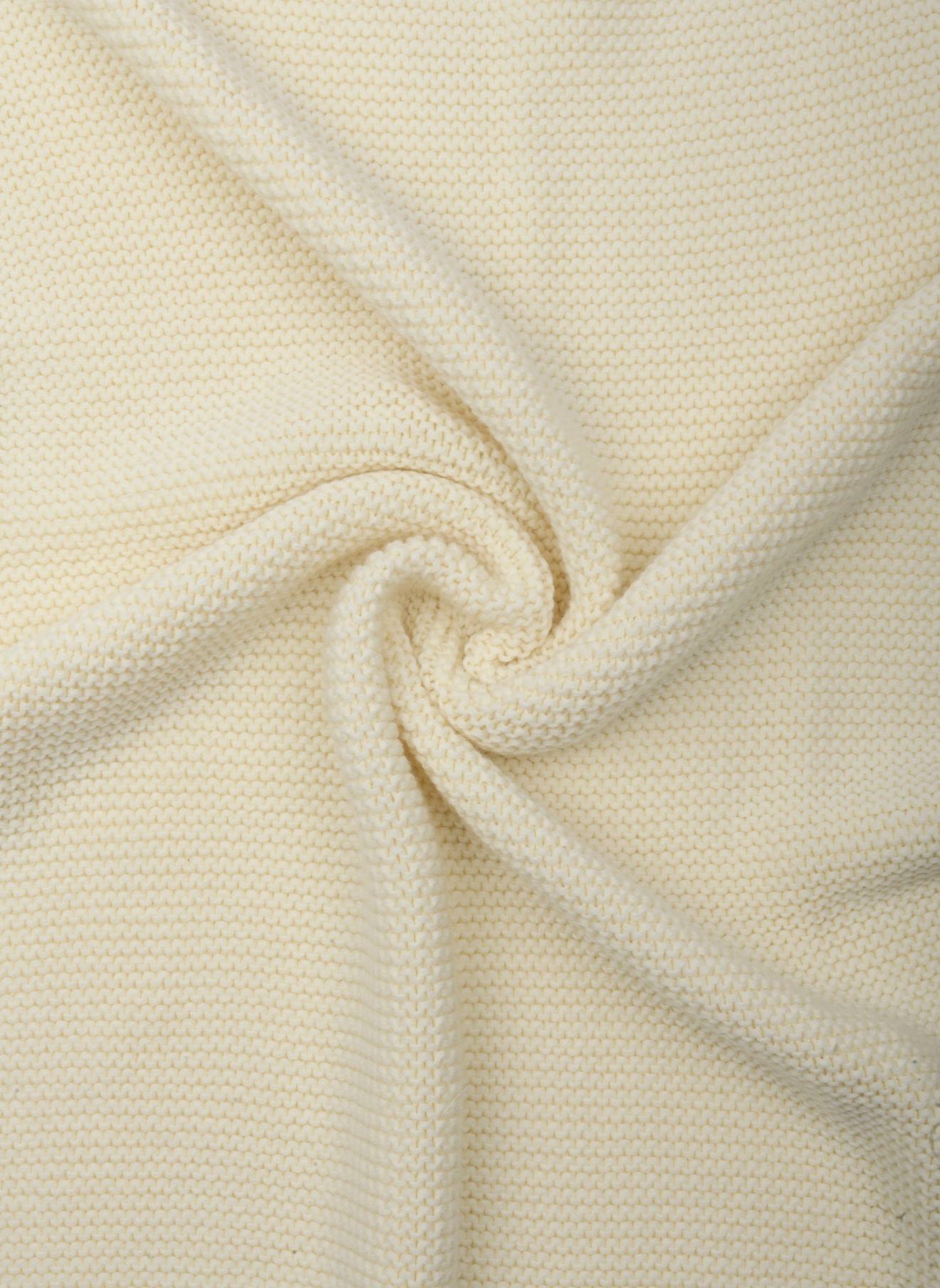 Couverture En Laine Mérinos Biologique Écru (La Manufacture De La Layette) - Image 2