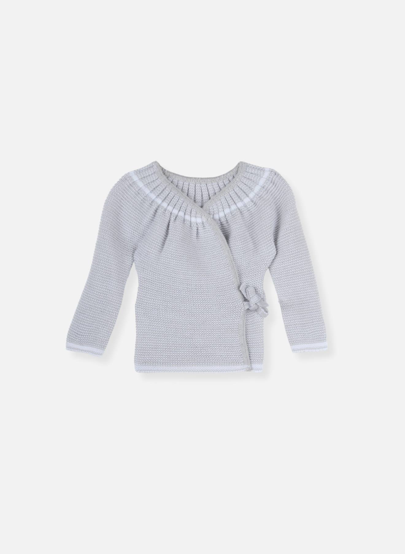 Brassière À Liens Bébé Gris