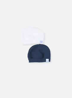 -Lot de  2 bonnets bébé