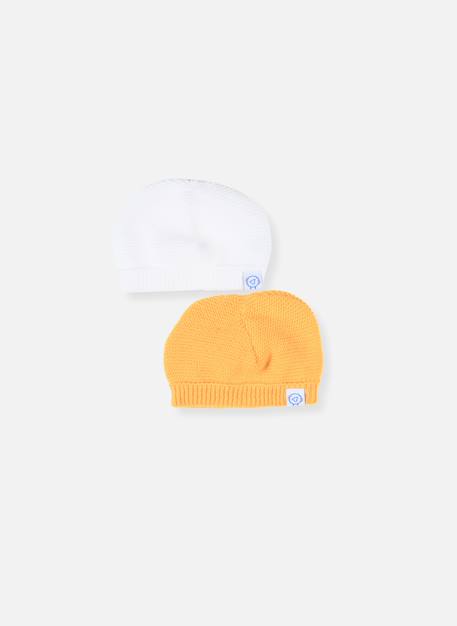 Bébé-Accessoires-Chapeau-Lot de  2 bonnets bébé