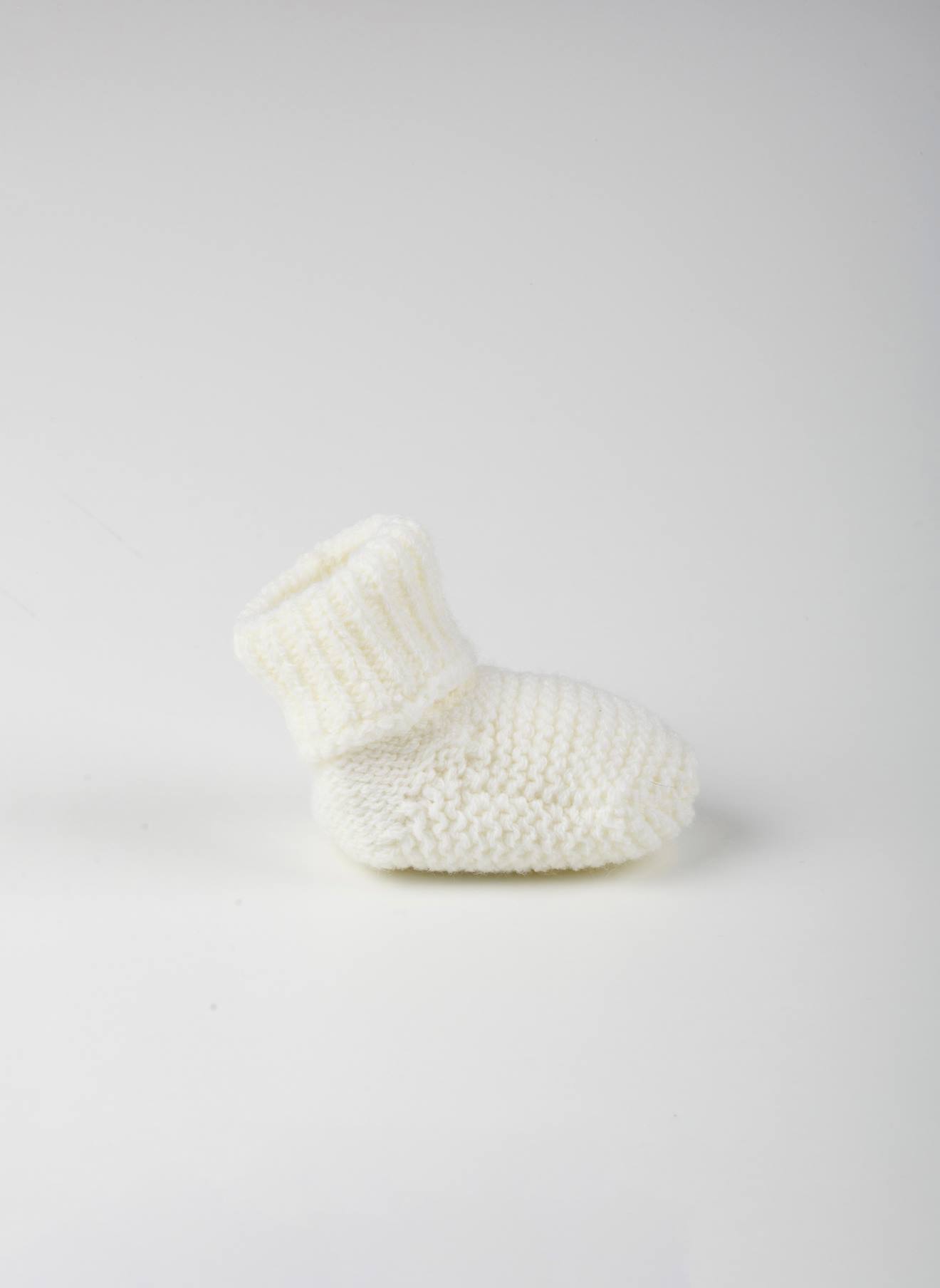 Chaussons Bébé - Cocoon Écru (La Manufacture De La Layette) - Image 1