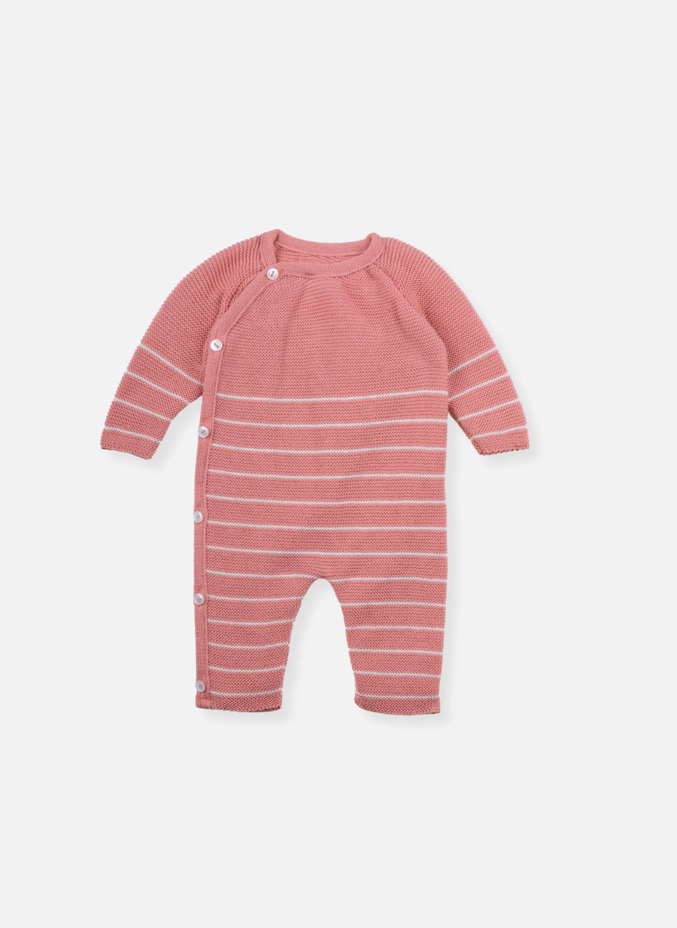 Combinaison Bébé Matière Recyclée Pétunia/ecru