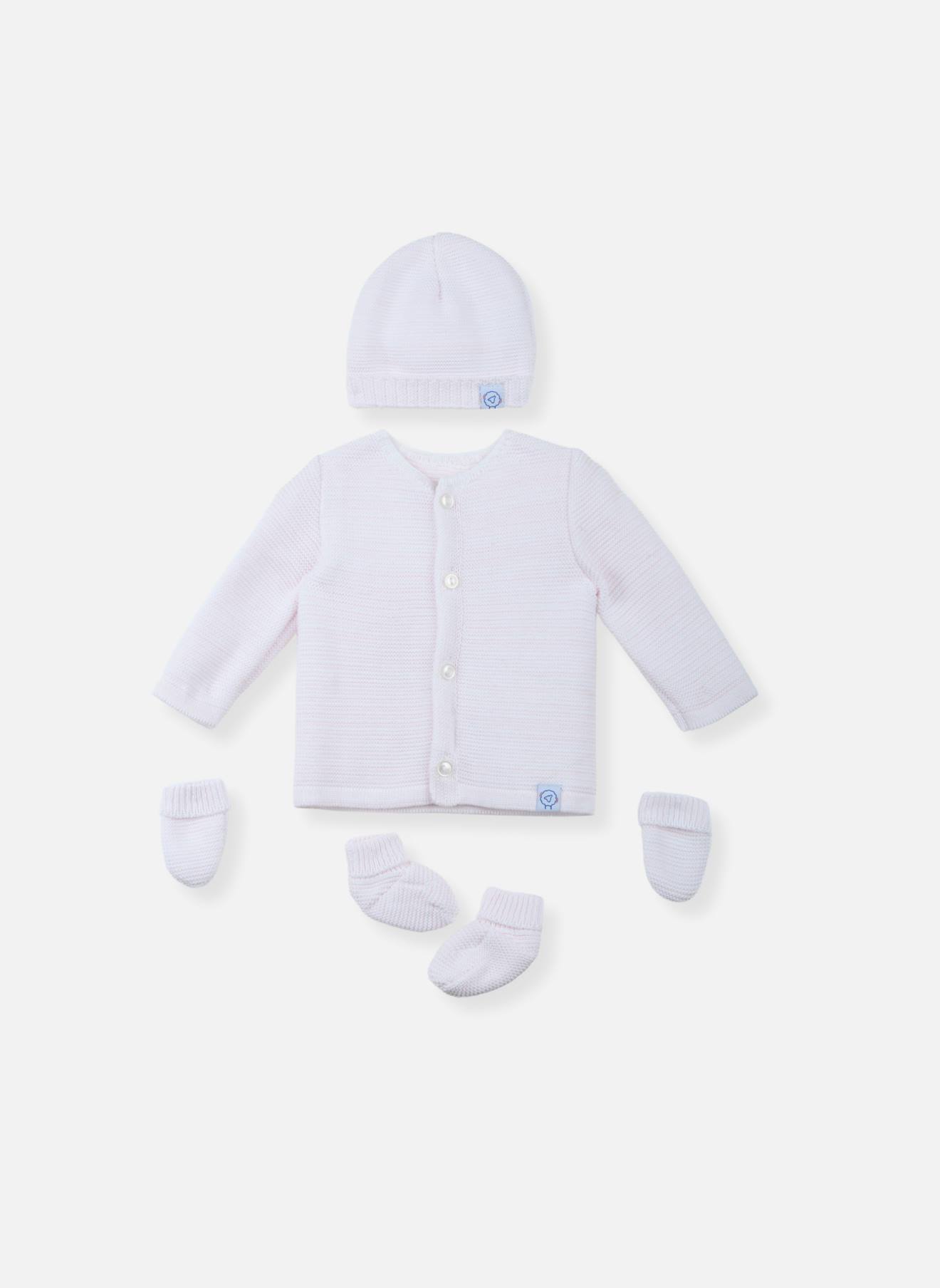 Lot Maternité Coton Bio Rose Chiné