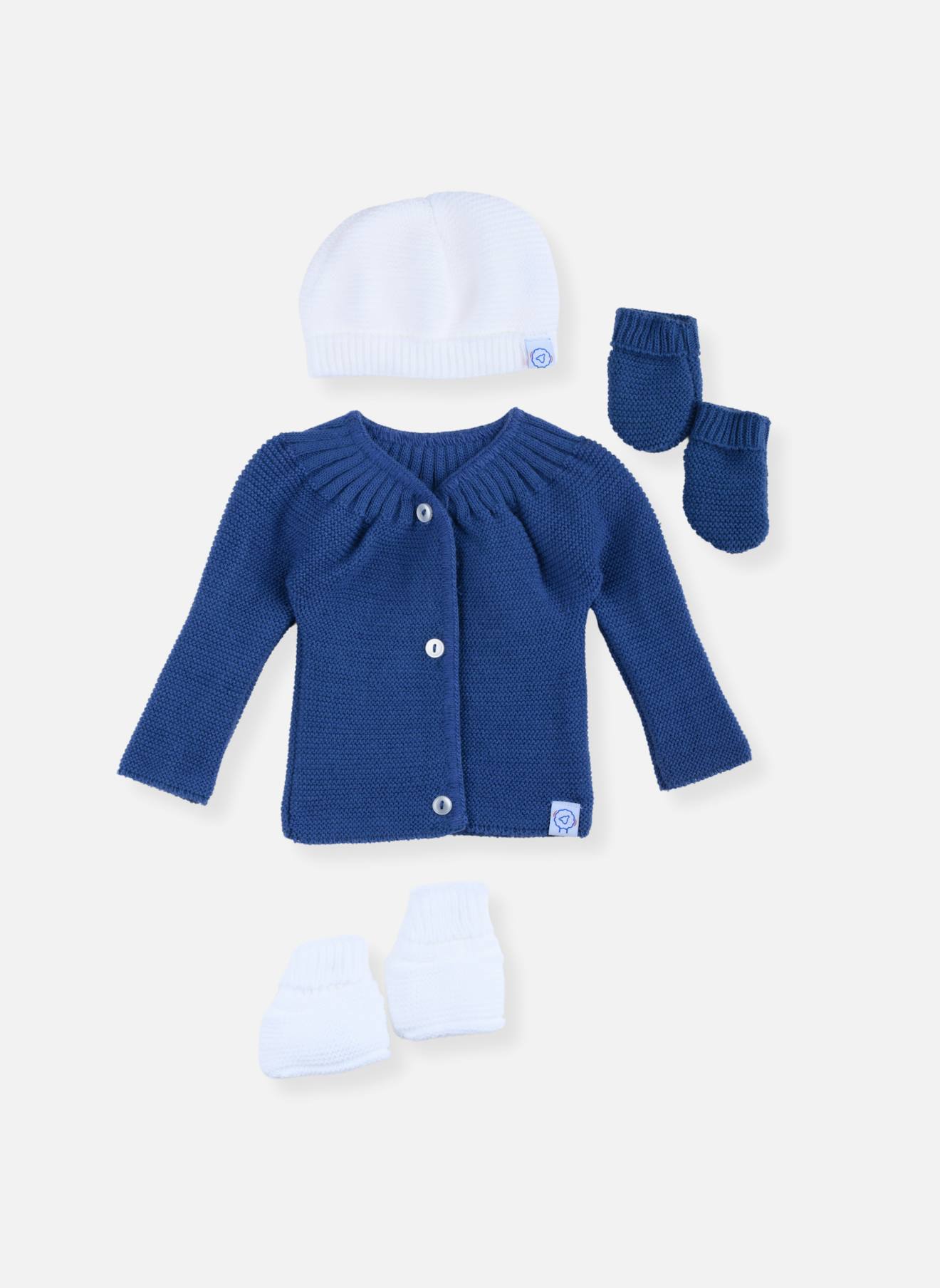 Lot Maternité - Couleurs Vives Bleu Nuit/blanc