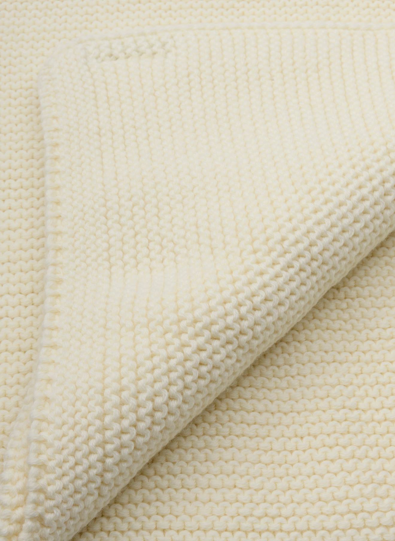Couverture En Laine Mérinos Biologique Écru (La Manufacture De La Layette) - Image 1