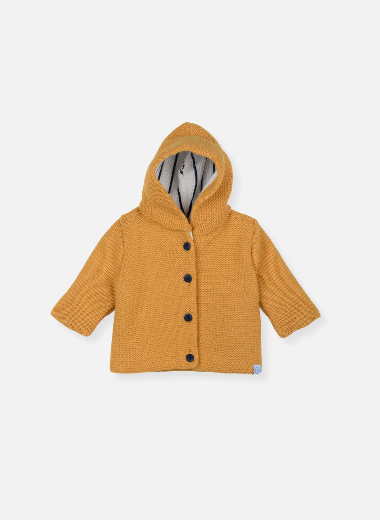 Manteau En Tricot Bébé Curry