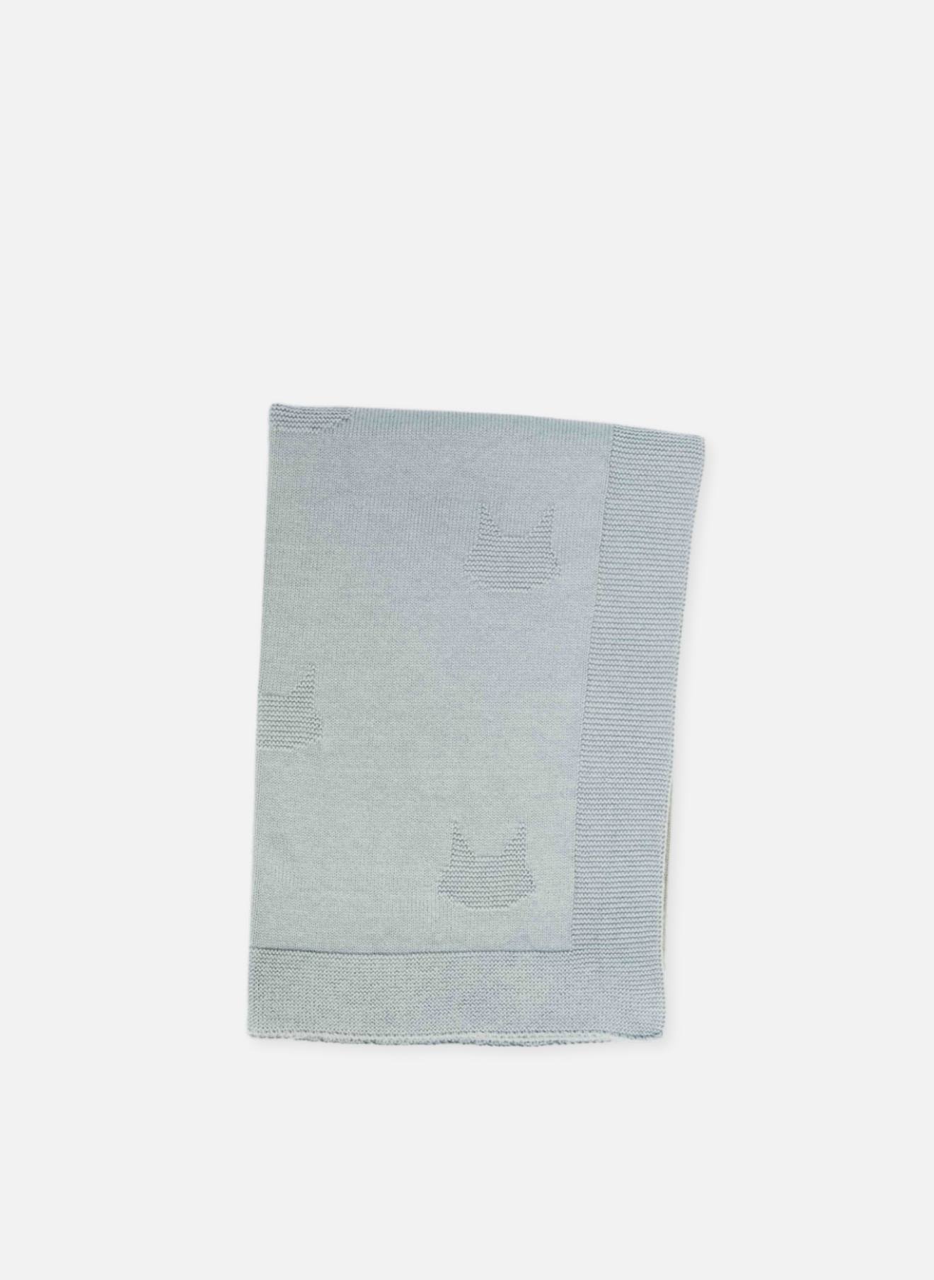 Couverture En Coton Bleu Danube