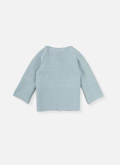Brassière double maille en coton bébé Blanc+Bleu danube+Bleu orage+Bouton de rose 4 - vertbaudet enfant 