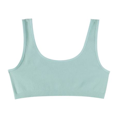 Fille-Sous-vêtement-Brassière fille sans couture côtelée