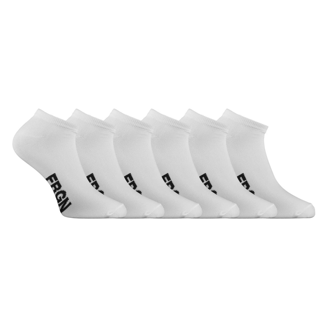 Lot De 6 Paires De Chaussettes Tiges Courtes Junior Freegun Blanc Blanc/noir