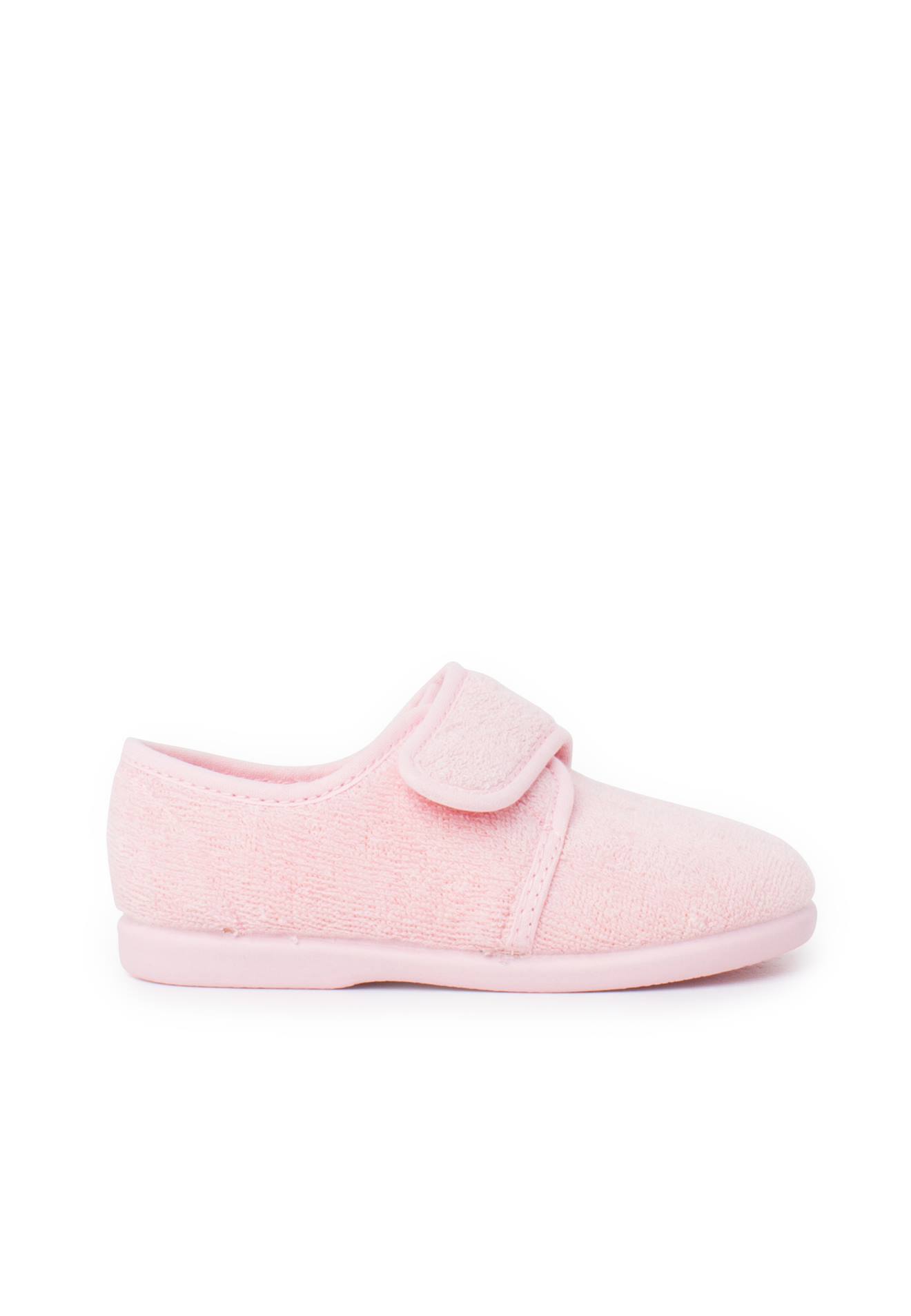 Chaussons Enfant À Scratch Rose Chaussons Enfant À Scratch Rose
