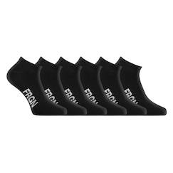 Lot de 6 paires de chaussettes tiges courtes junior freegun noir  - vertbaudet enfant