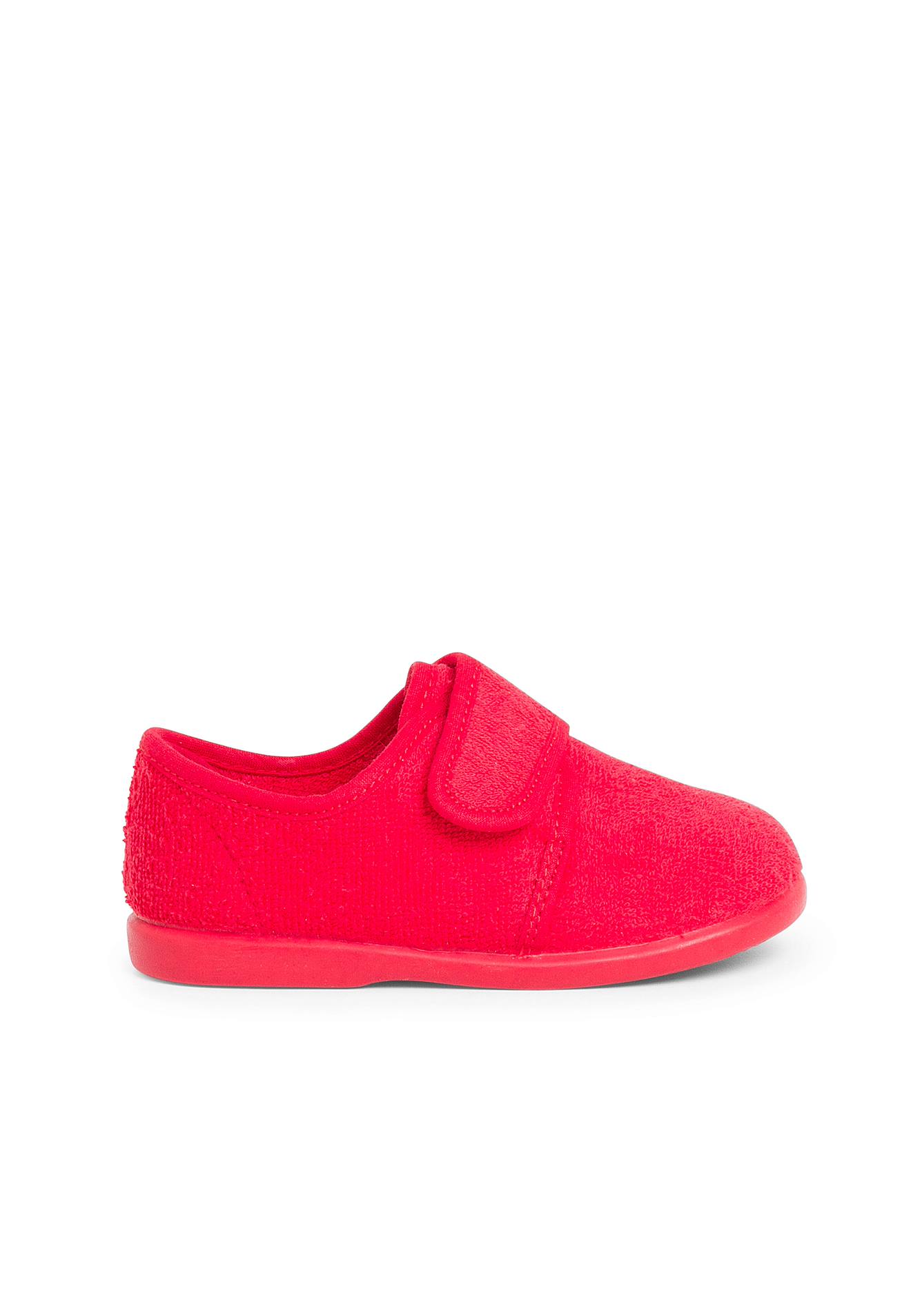 Chaussons Enfant À Scratch Rouge Chaussons Enfant À Scratch Rouge