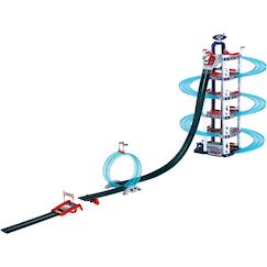 Jouet-Circuit Ford garage 6 niveaux avec looping