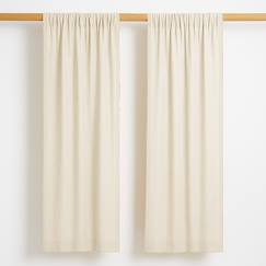 Rideaux en gaze de coton bio vert  - vertbaudet enfant