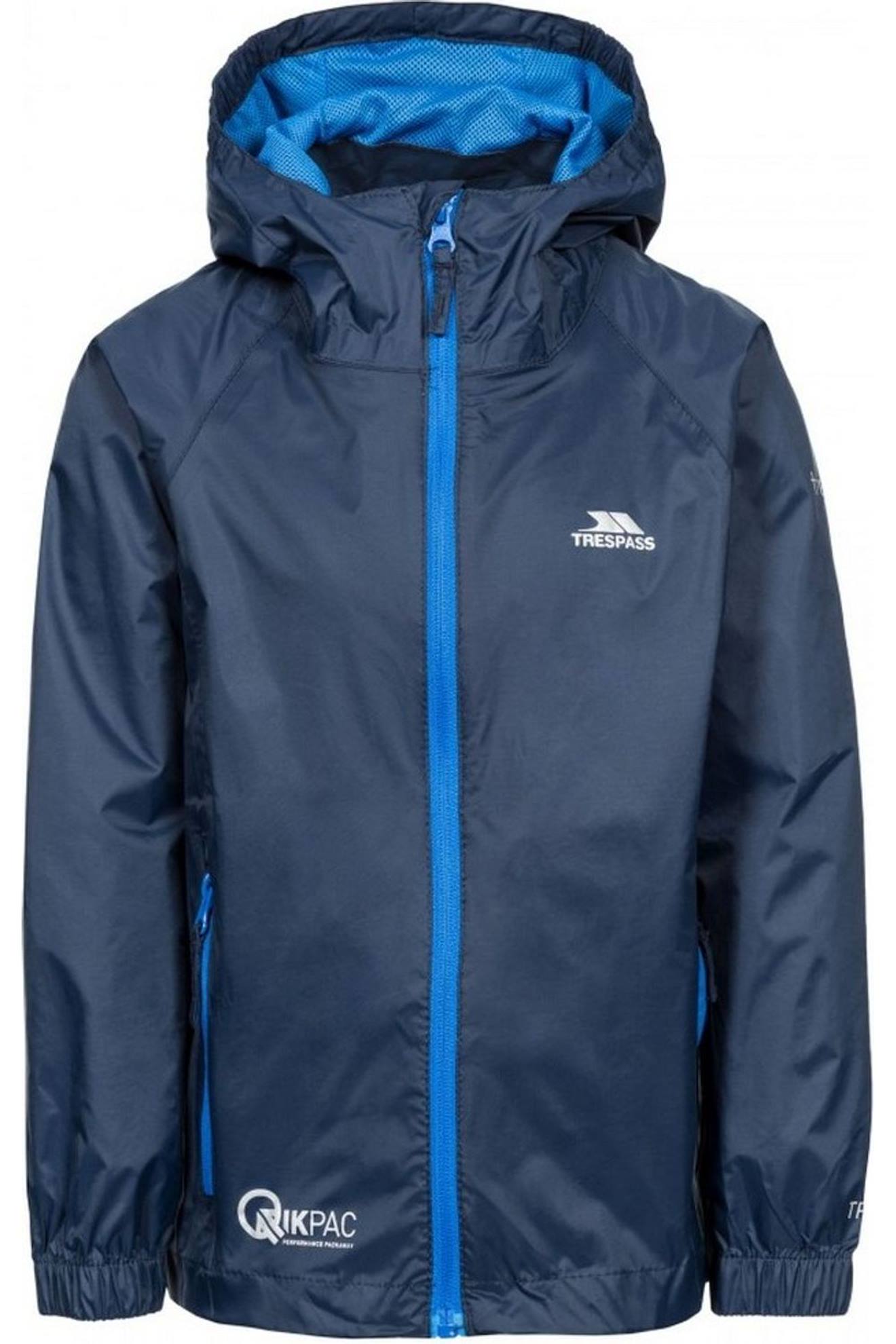 Qikpac Veste Imperméable Repliable Coton Égyptien Bleu Marine
