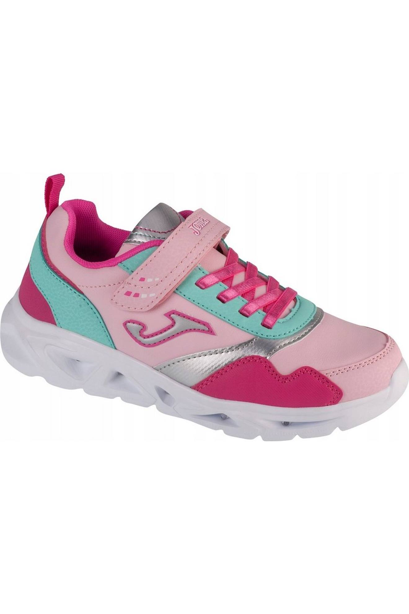 Baskets Enfant À Scratch Style Étoile Rose Foncé