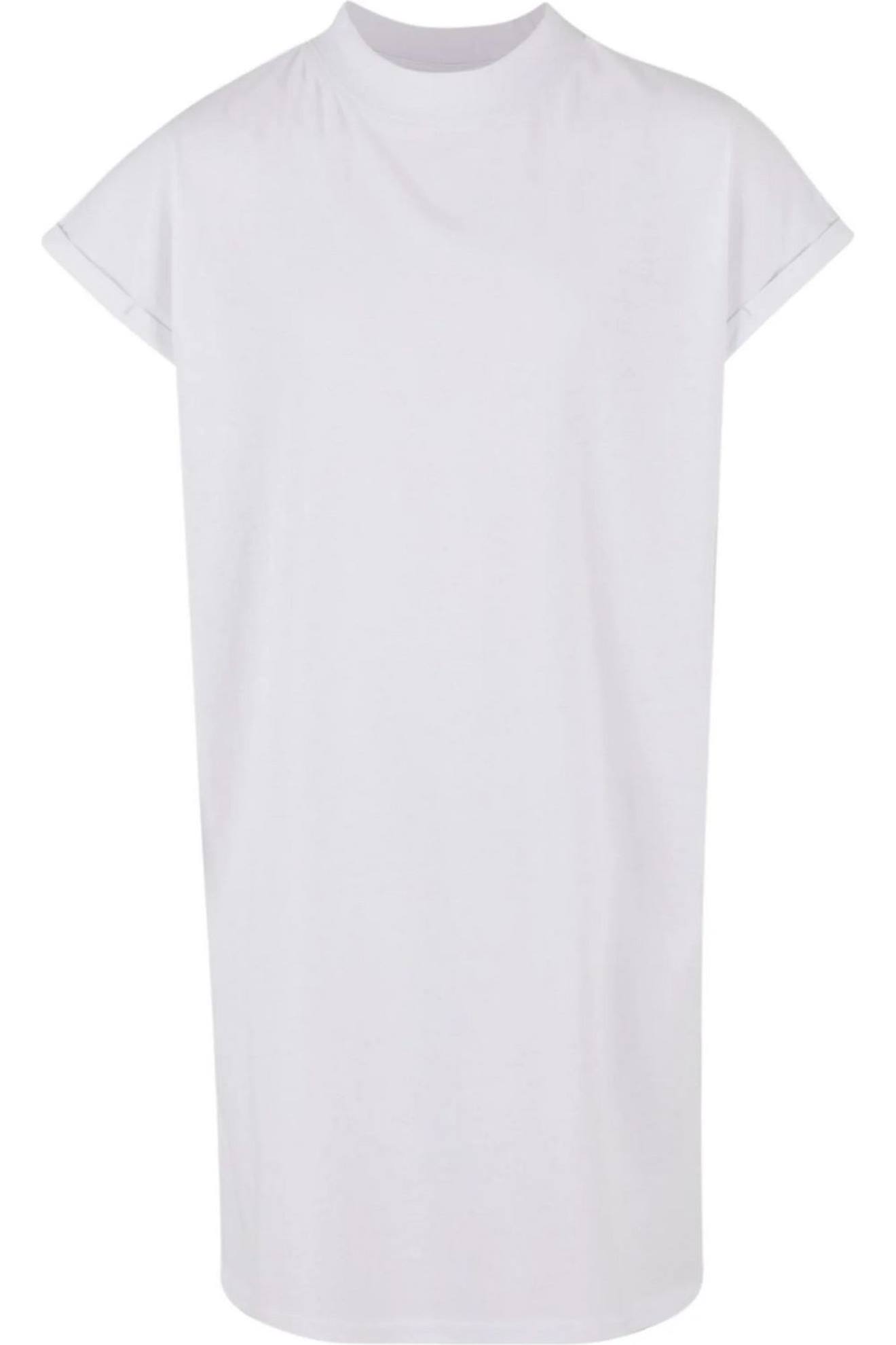 Robe T-shirt En Coton Peigné De Qualité Supérieure Blanc