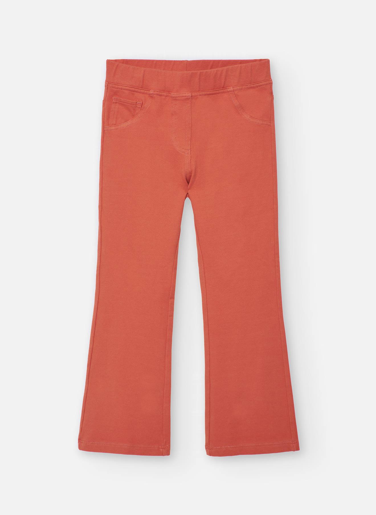 Pantalon En Maille Pour Fille Orange