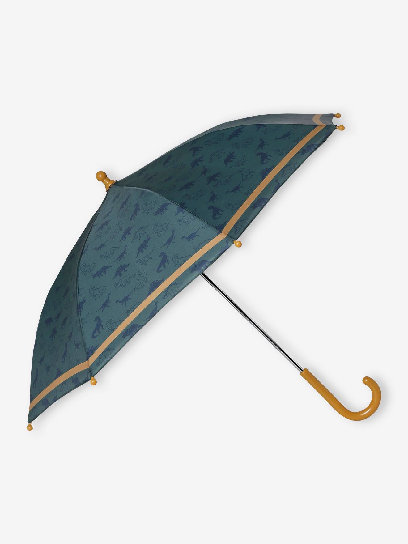 Parapluie motifs dinosaures garçon vert sapin