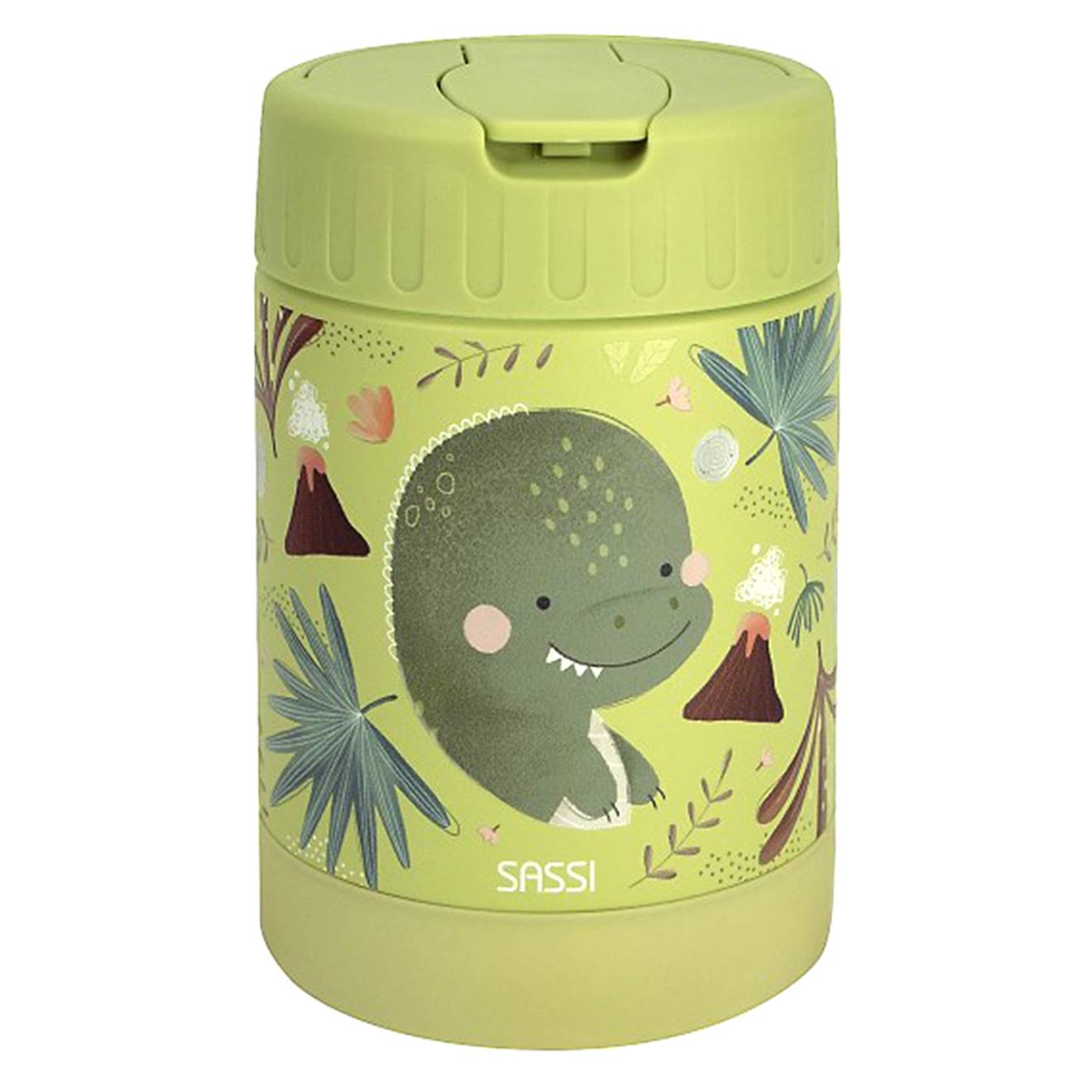 Thermos Repas Bébé En Inox Animaux Vert