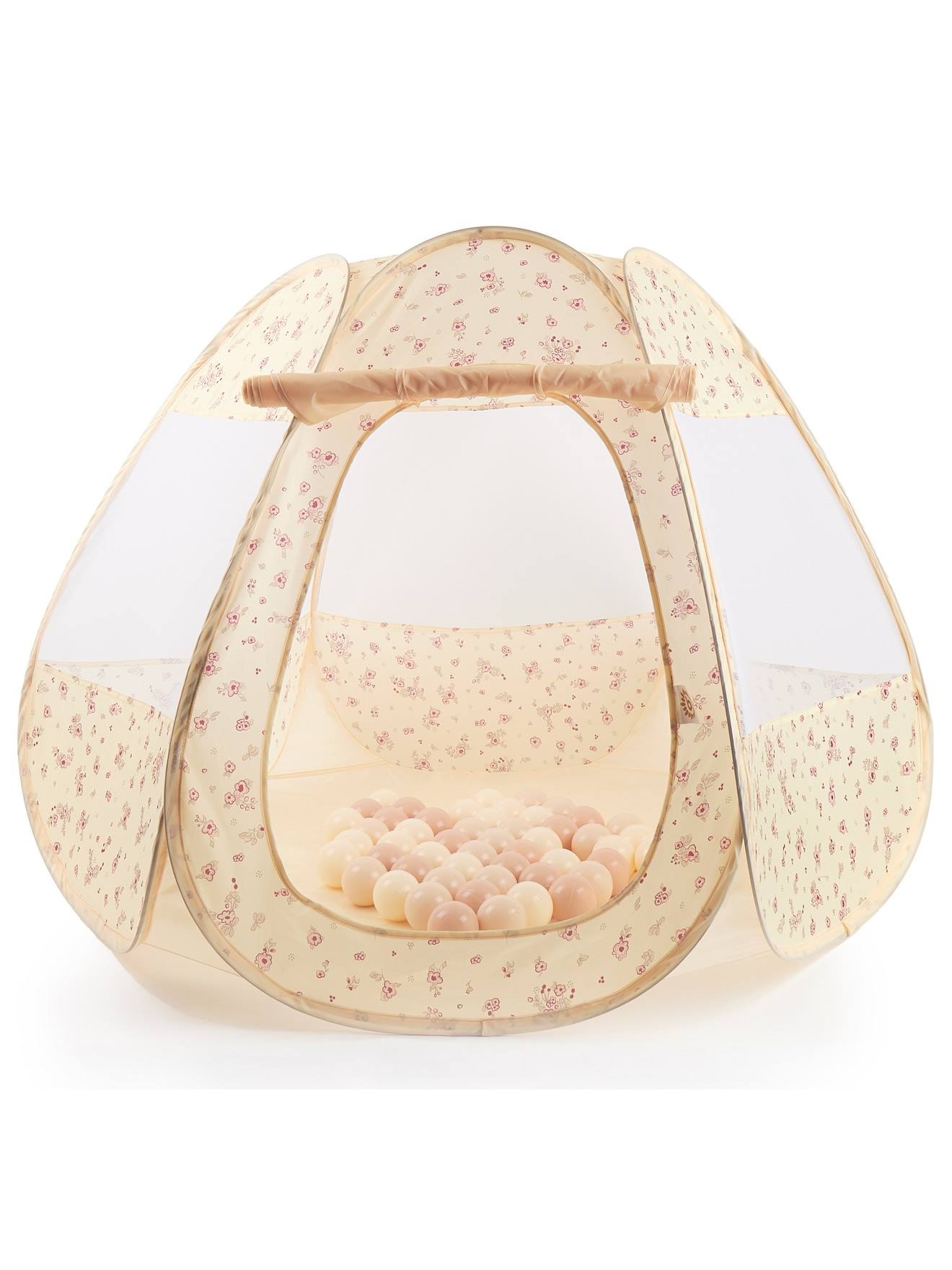 Tente De Jeu/ Piscine À Balles Avec 50 Balles Vintage Flowers