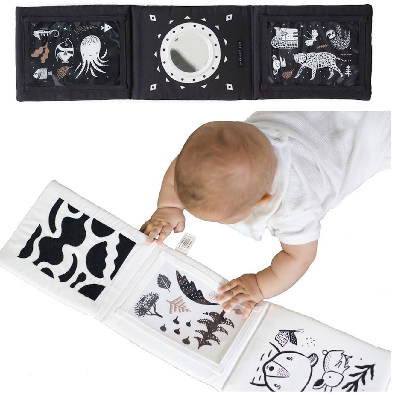 Frise D'activités Recto Verso Noir Et Blanc Multi-coloured