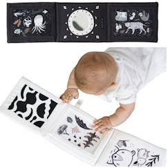 Jouet-Premier âge-Frise d'activités recto verso noir et blanc