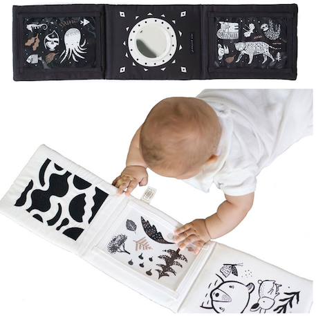 Wee Gallery - Frise D'activités Recto Verso Noir Et Blanc Multi-coloured