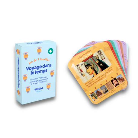 Observe Montessori - Jeu De 7 Familles, Voyage Dans Le Temps Multicolore