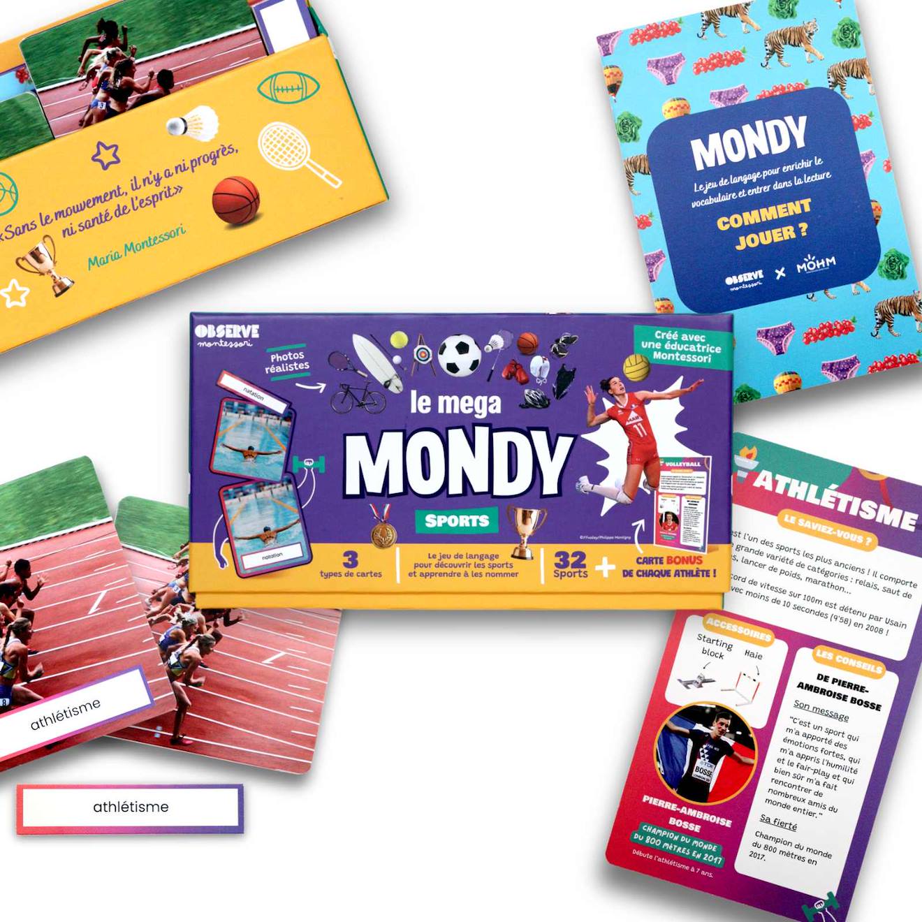 Le Mondy Des Sports Violet (Observe Montessori) - Image 2