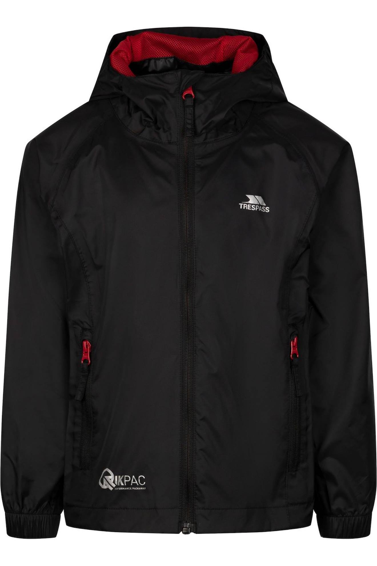 Veste Imperméable Polyamide Qikpac Noir / Rouge