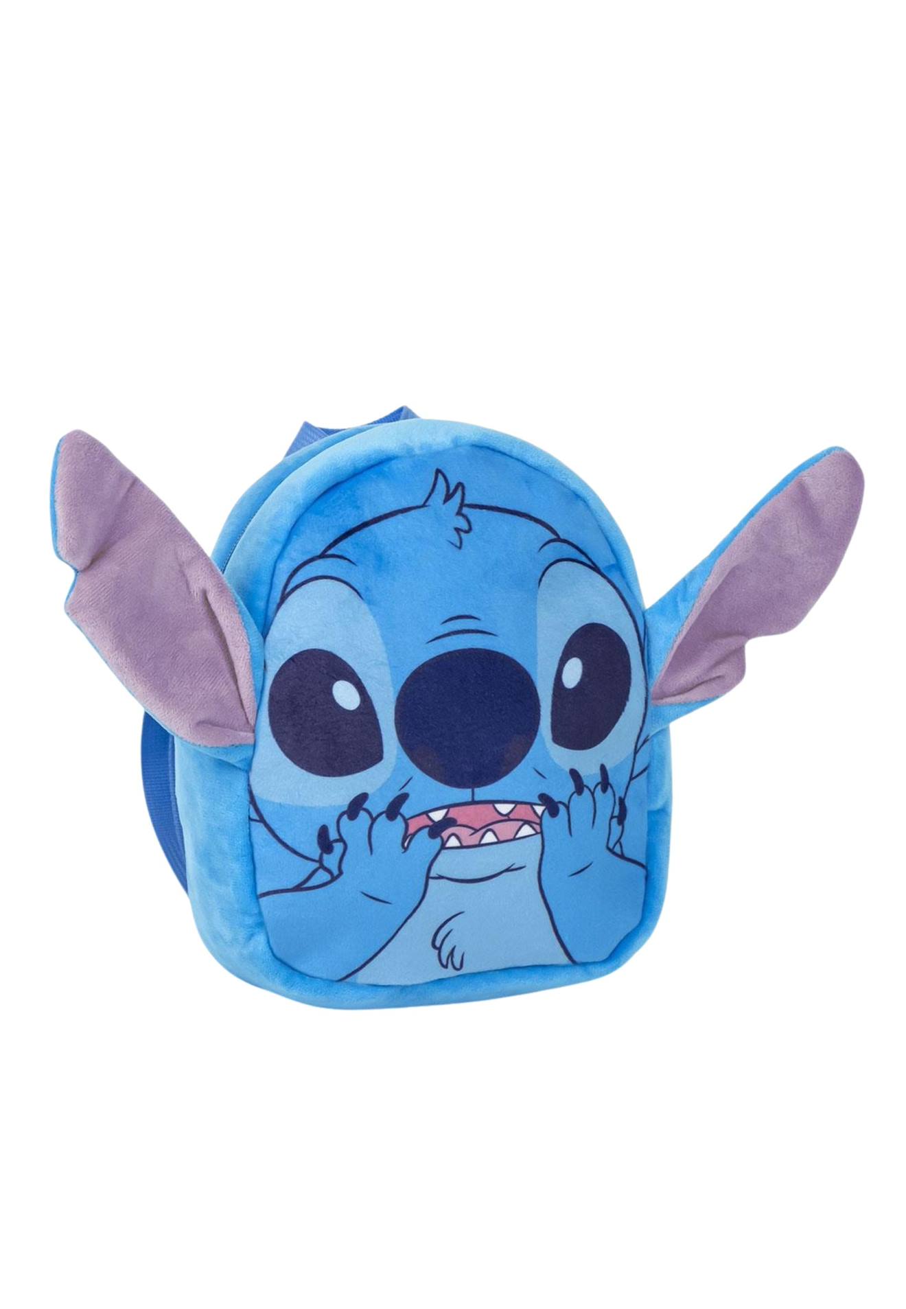 Sac À Dos De Maternelle En Peluche, Personnage Stitch Bleu Bleu Unisize 100% Polyester Bleu