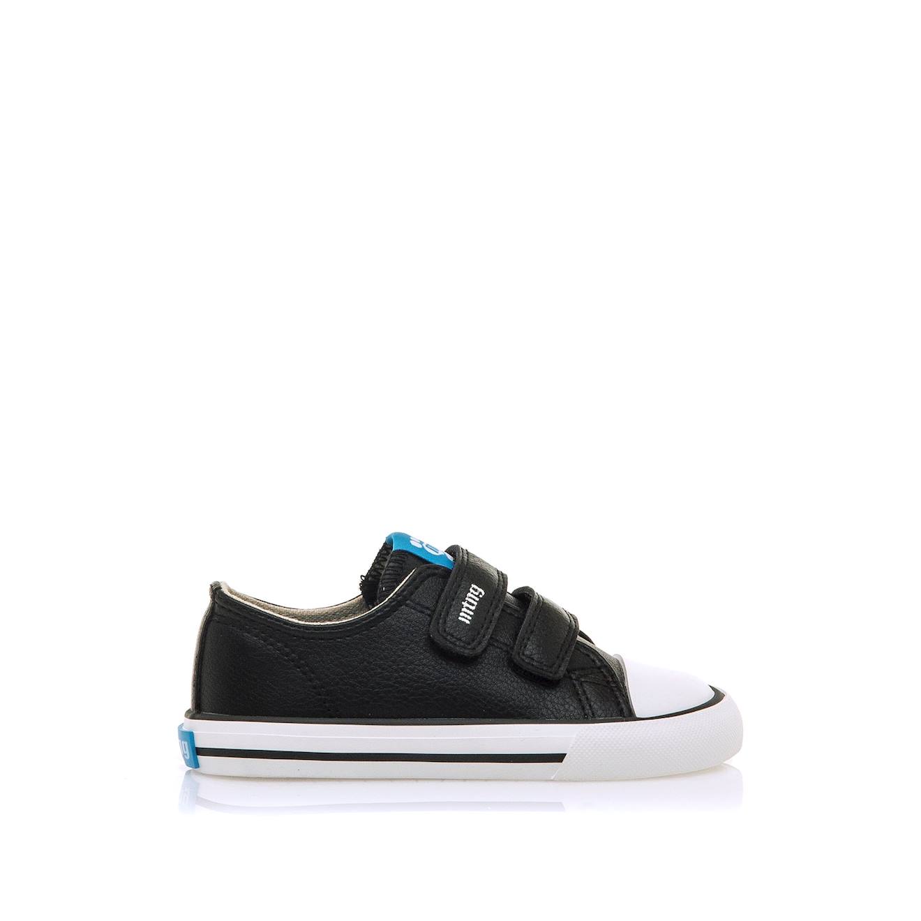 Sneakers Garçon Synthétique Fermeture Adhésive Barefoot Noir-blanc