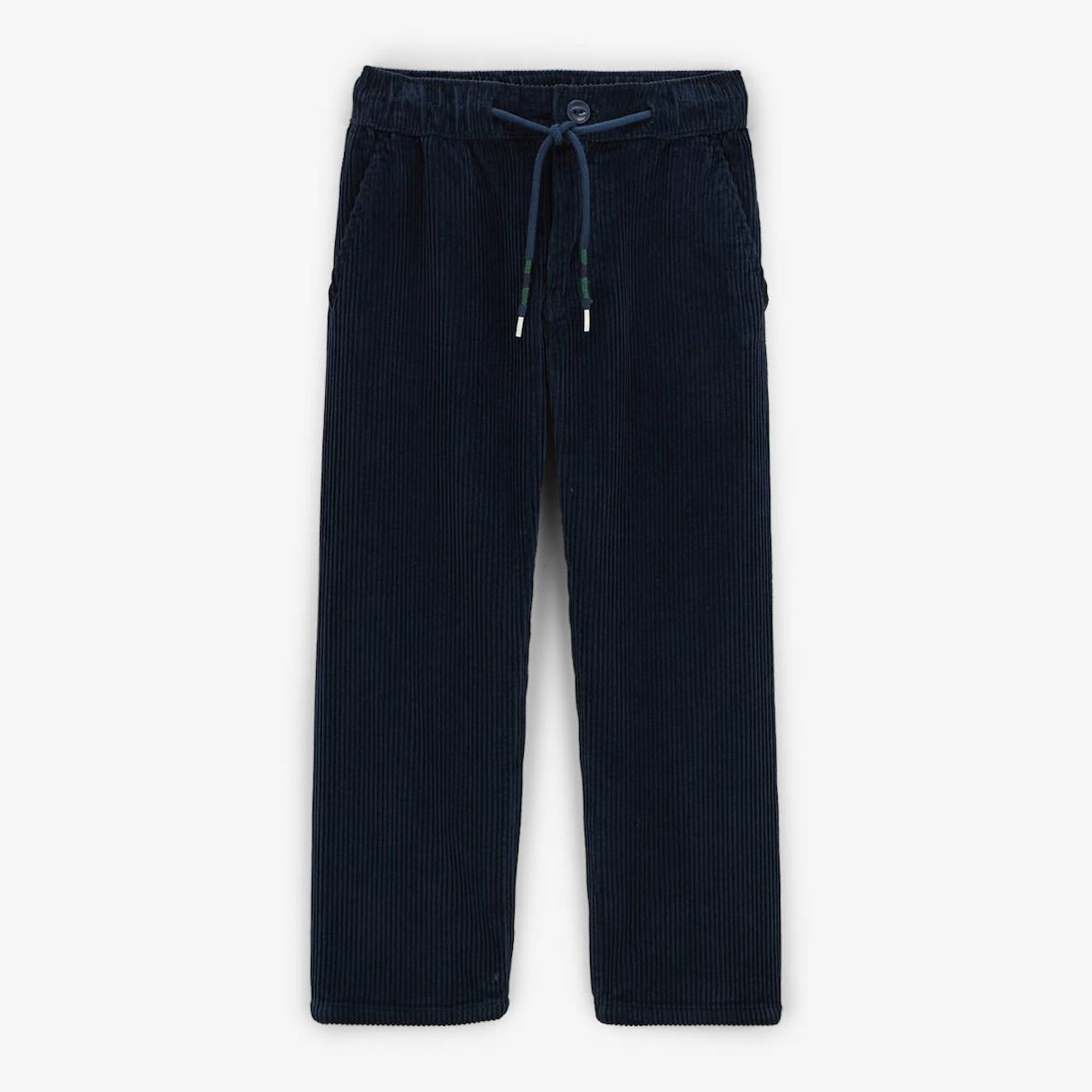 Pantalon 549 Garçon Taille Élastiquée Coupe Confort Bleu Foncé