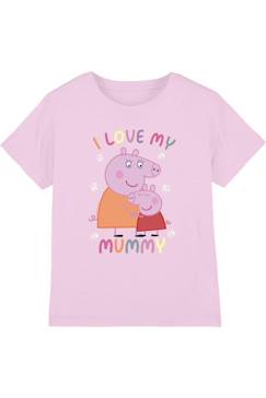 Garçon-T-shirt, polo, sous-pull-T-shirt-T-shirt coton peppa pig i love my mummy