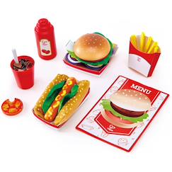 Jouet-Set fast-food jouet de cuisine multicolore