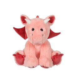 Jouet-Premier âge-Peluche - peluche dragon trendy, rose poudré 30 cm