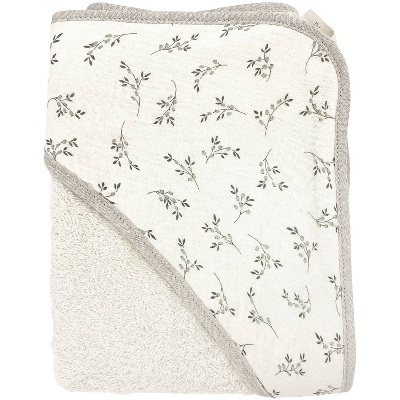 Cape De Bain Olive Bloom (75 X 75 Cm) Ecru, Vert (Babyshower) - Image 1